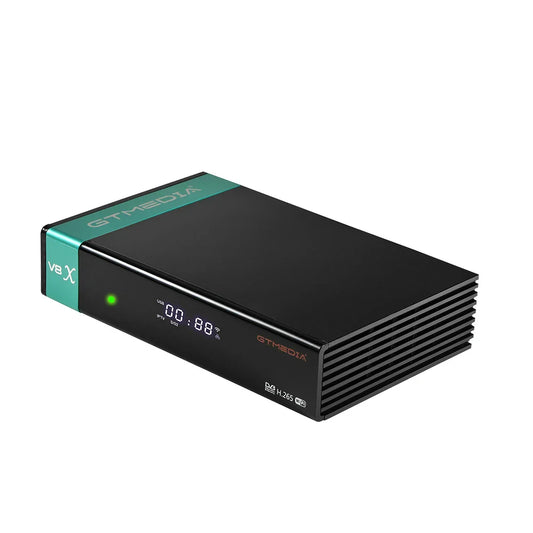 KTX-778835 GTMEDIA V8X Satellite Receiver - DVB-S/S2/S2X, CA Card Slot, Multi-Stream HEVC Support