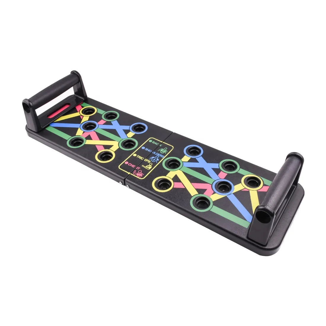 KTX-534163 Multifunctional Foldable Push Up Board with 14-in-1 Exercise Features for Home Gym Fitness