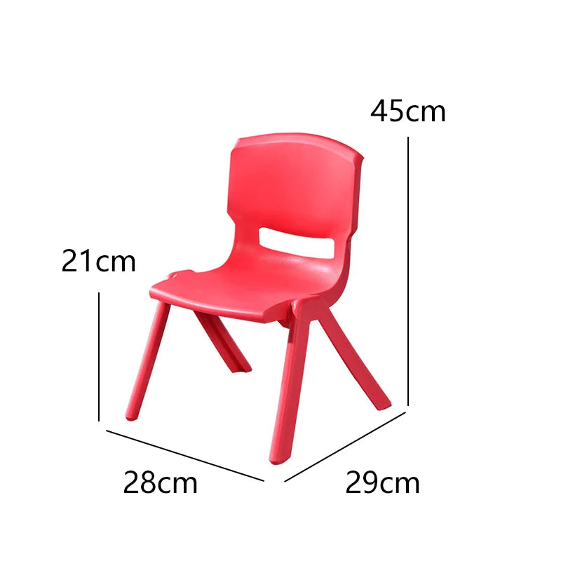 KTX-972499 Durable Plastic Stacking Chair for Children - Ideal for Schools, Daycares and Nurseries
