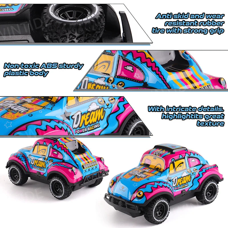 KTX-803859 27MHZ 1/20 Scale Mini Off-Road RC Truck with Luminous Features and 4-Wheel Drive