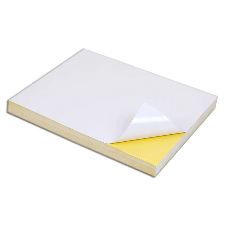 KTX-757203 Self-Adhesive Glossy A4 Sticker Paper for Inkjet Printing