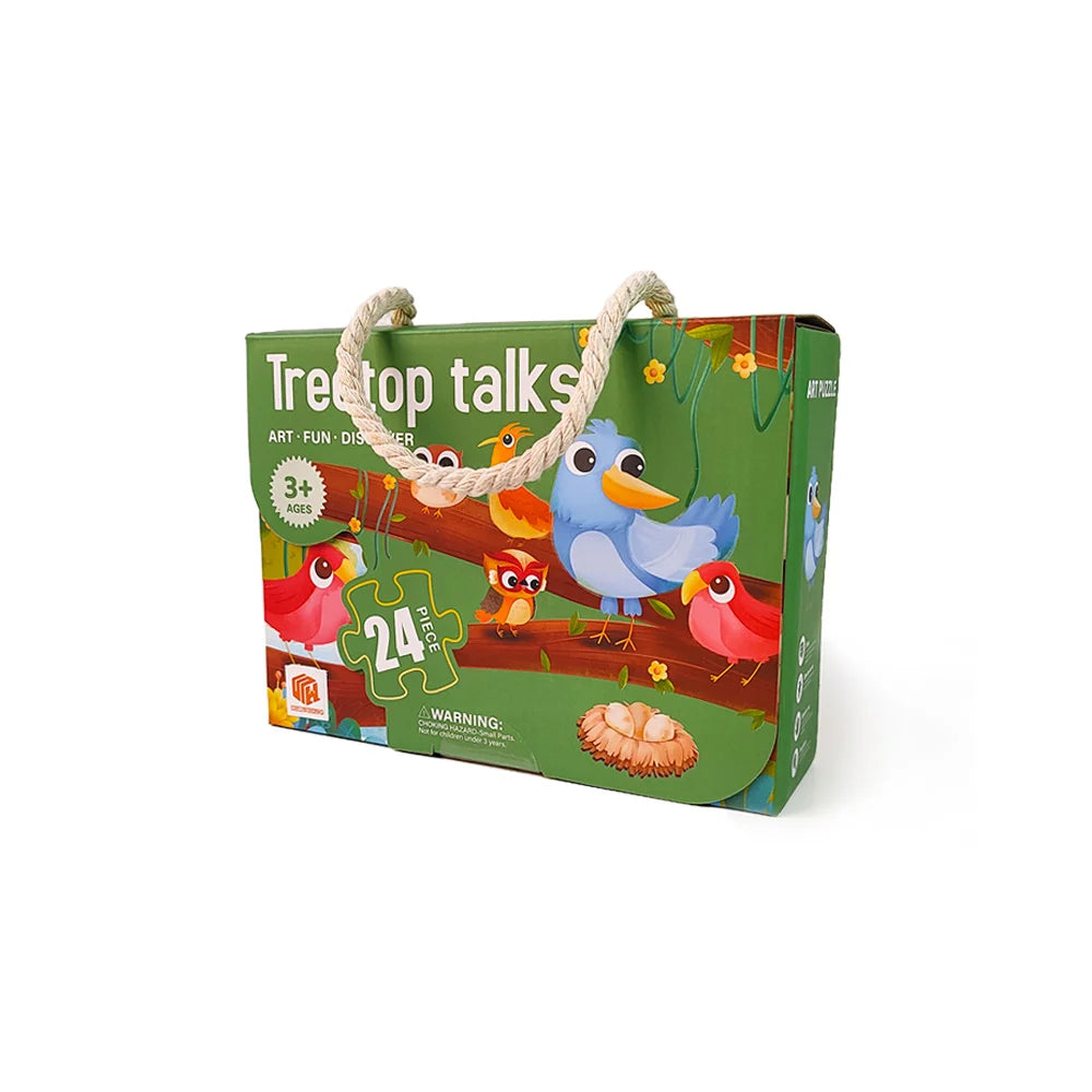 KTX-842003 Fox Themed Custom Jigsaw Puzzle for Children - Engaging Educational Board Game