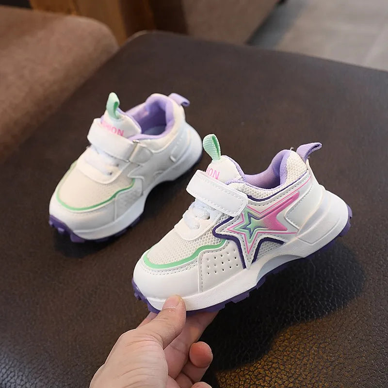 KTX-476051 High Quantity Breathable Kids Comfortable Non slip Walking Sports Casual Shoes Baby Sneakers