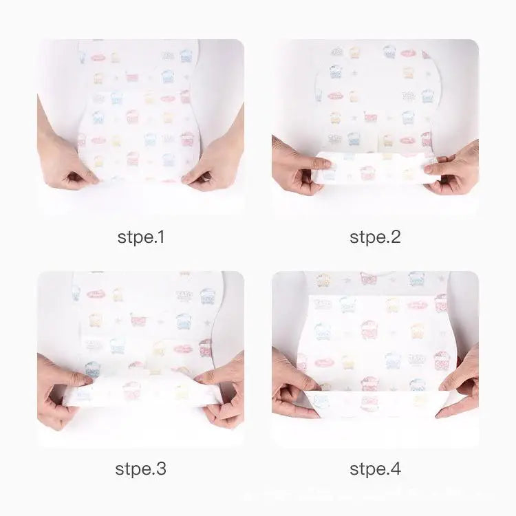 KTX-392403 Sleeveless Disposable Baby Bibs Waterproof Custom Hot Baby Dinner Baby Feeding Bib