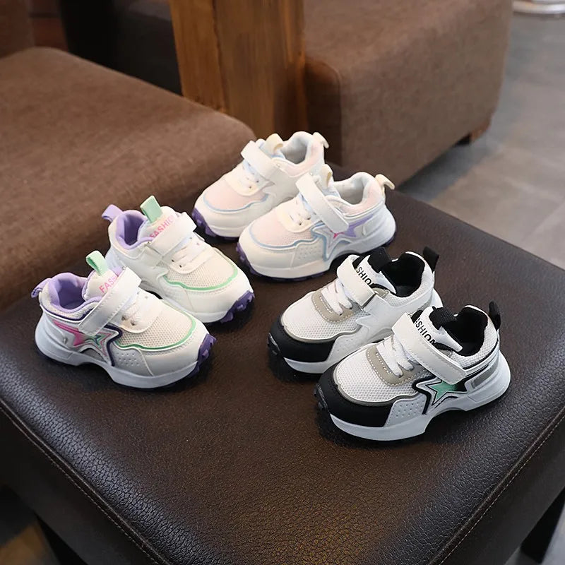 KTX-476051 High Quantity Breathable Kids Comfortable Non slip Walking Sports Casual Shoes Baby Sneakers