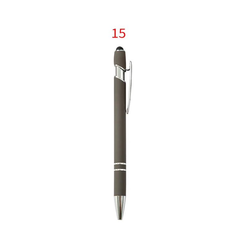 KTX-029395 Custom Multi-Coloured Metal Ballpoint Pen with Stylus for Office and School Use