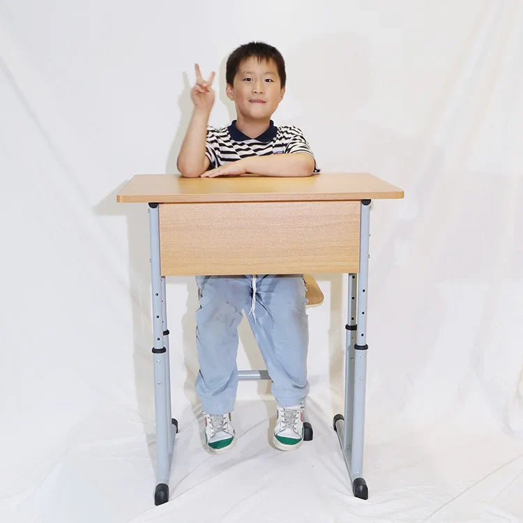 KTX-745683 Wooden Classroom Student Desk and Chair Set for Middle School