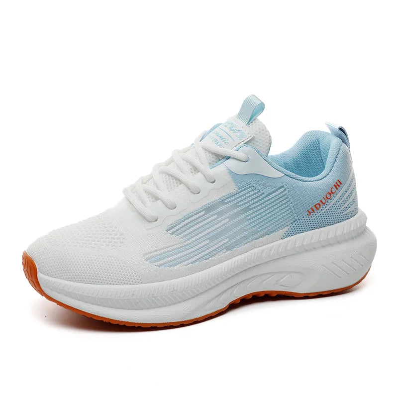KTX-048915 K2502 Women's Spring Summer Tennis Shoes Breathable New Generation Thick Sole Heightened Sports Student Running Shoes