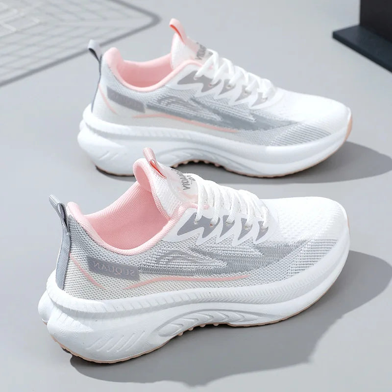 KTX-016147 K2503 New Mesh Breathable Casual Shoes Summer Versatile Lightweight Sports Shoes Student Durable Running Shoes