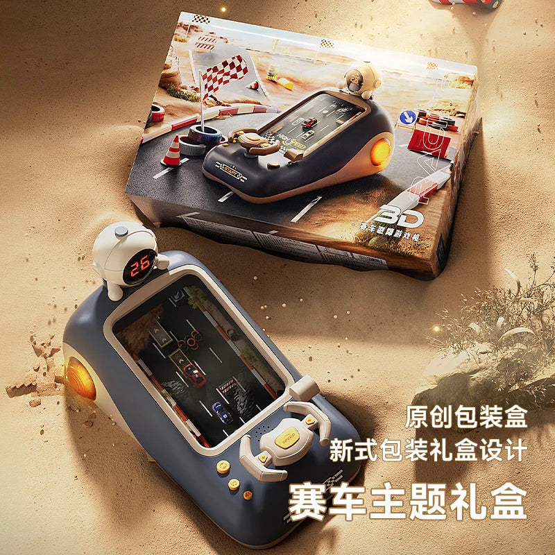 KTX-714387 3D Racing Adventure Obstacle Avoidance Game Machine for Kids with Music and Immersive Experience