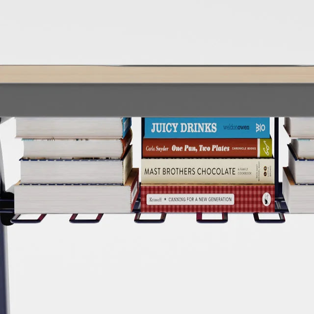 KTX-418003 Modern Steel Student Desk and Chair Set for Classroom and Home Office Use