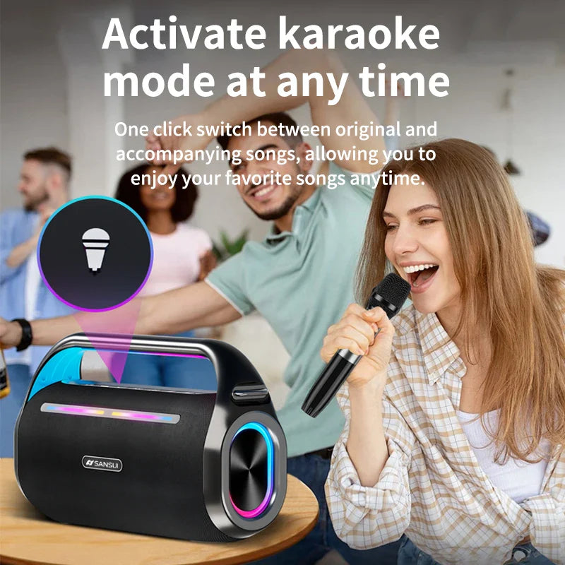 KTX-792979 Portable Wireless Bluetooth Speaker with Hi-Fi Stereo Sound and Amplifier Function