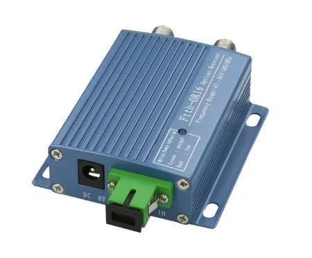 KTX-008211 High Level FTTH CATV Optical Receiver with 2 Outputs and AGC for Satellite TV, WDM Mini Node Receiver