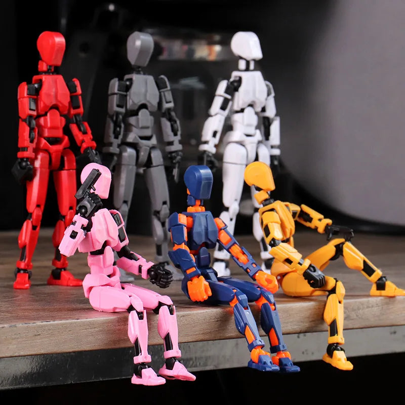 KTX-453075 Customisable Multi-Joint Articulated Action Figure - 3D Printed Desktop Toy for Kids and Collectors