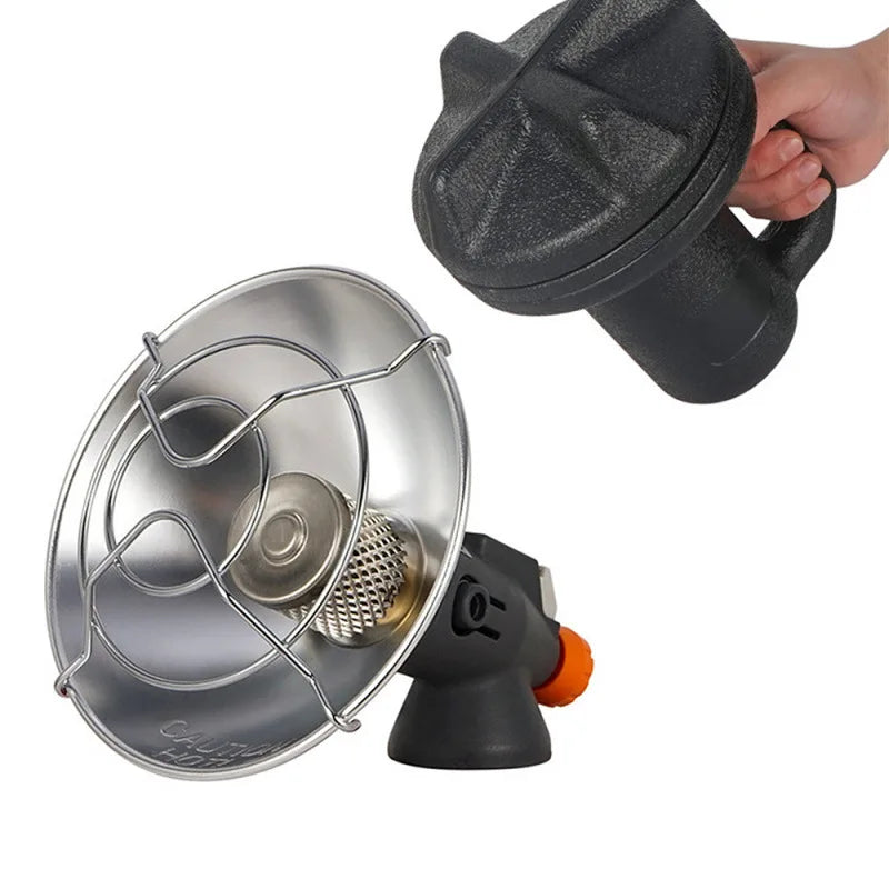 KTX-472403 Mini Portable Infrared Butane and Natural Gas Heater for Outdoor Camping and Household Use