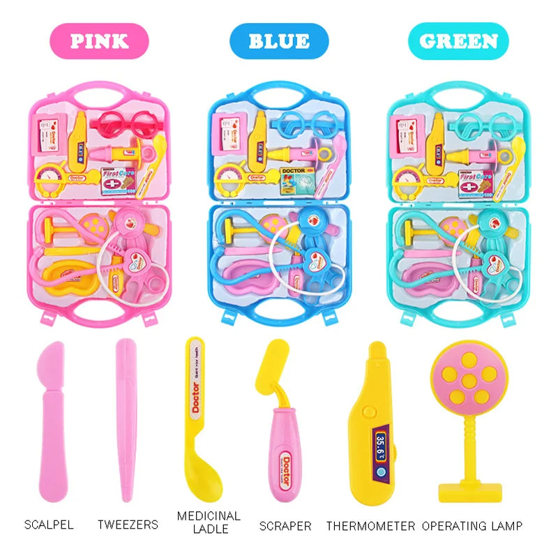 KTX-569811 Children's Doctor Pretend Play Set - Interactive Simulation Toy for Boys and Girls
