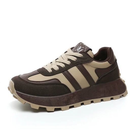 KTX-704275 New Colored Forrest Gump Shoes Women's Autumn Student Sports Running Shoes Casual Thick Sole Elevated Shoes