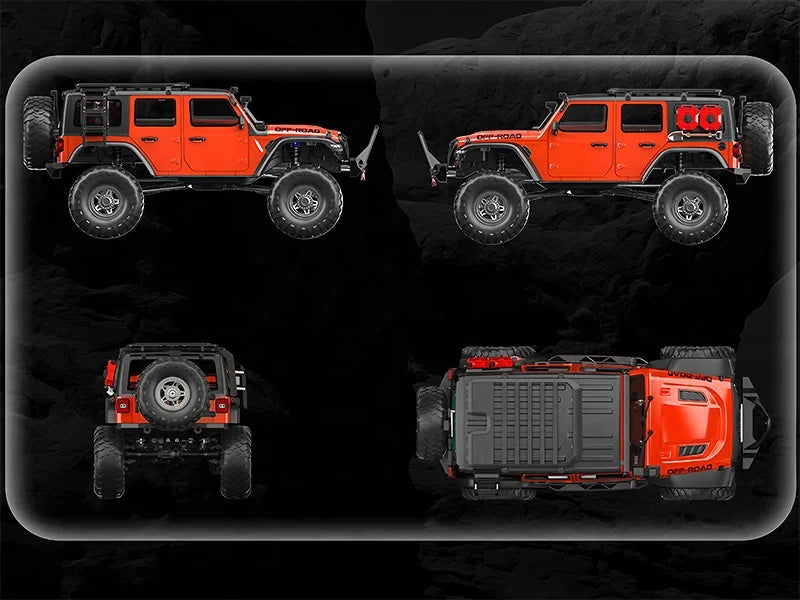 KTX-141523 1:10 Scale Off-Road RC Monster Truck with 4WD, 2.4GHz Remote Control, LED Lights, and 18km/h Speed