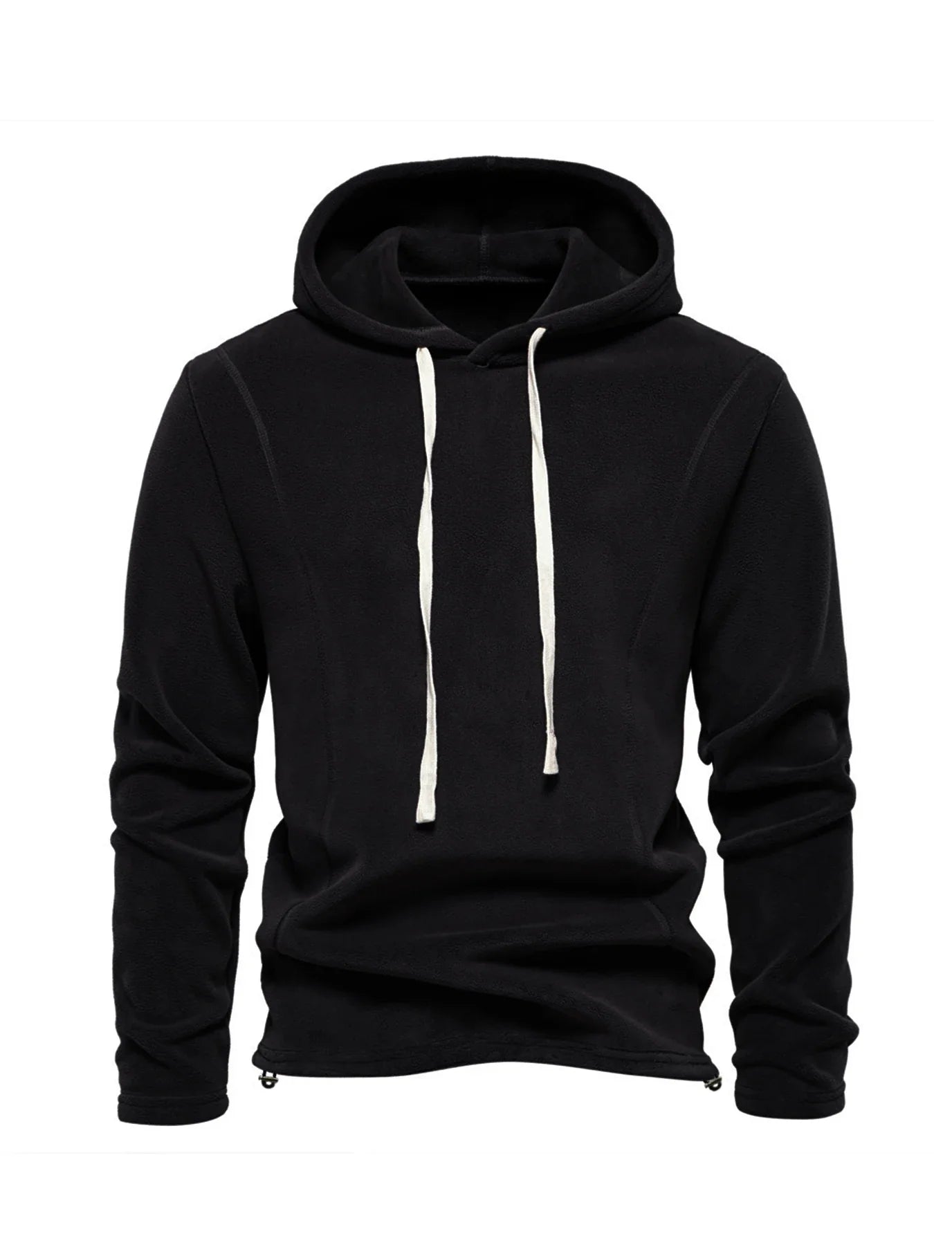 KTX-686163 Men's Padded Solid Color Sweatshirt Rocker Fleece Warm Outdoor Coat Men's Reversible Fleece Punching Jacket Inner Guard Cardigan