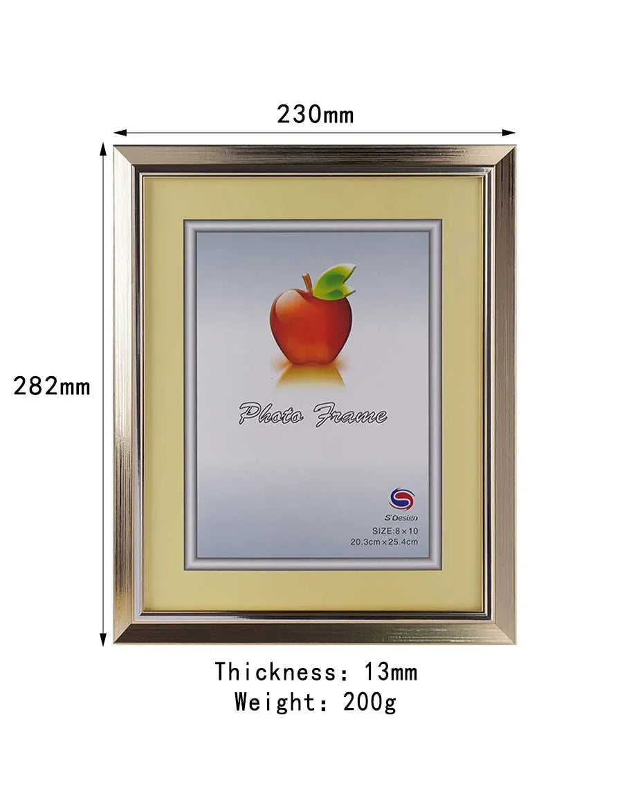 KTX-718419 Polystyrene Photo Frame for 4R, 5R, 6R, 8R, A4, 12x16, 12x18 Pictures - Perfect for Home or Office Display