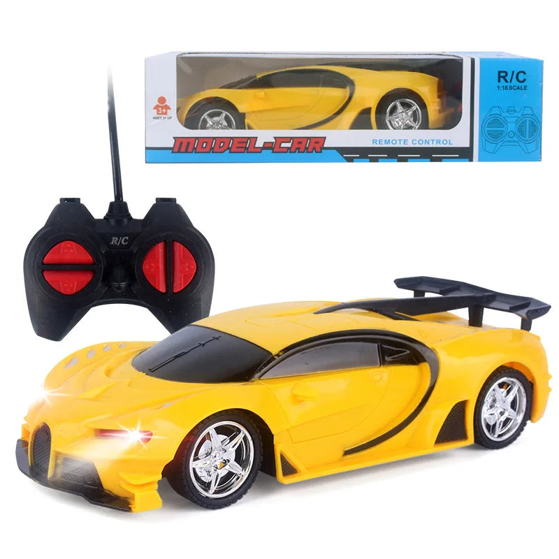 KTX-205907 Children's Remote Control Racing Car - 1:18 Scale Simulation Four-Way Vehicle