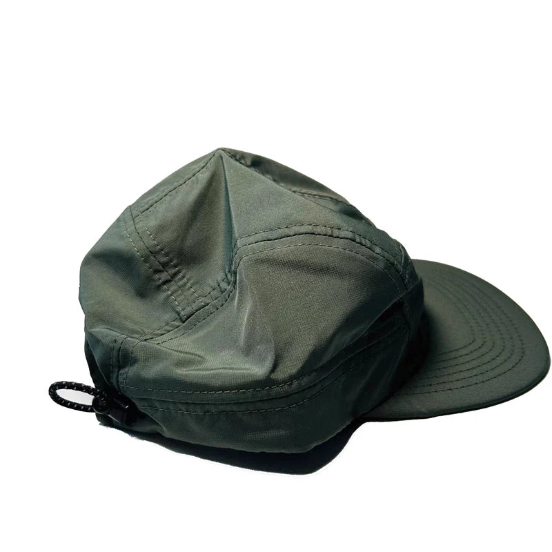 KTX-273171 Lightweight Water-Resistant Quick-Dry Running Cap with Adjustable Fit for Outdoor Activities