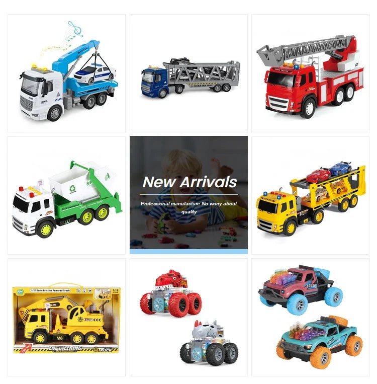 KTX-246803 Electric Fire Truck Toy Car with Light and Sound for Kids 2-13 Years