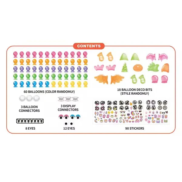 KTX-575635 Magic Balloon Inflator Plastic Toy for Kids - Educational DIY Activity