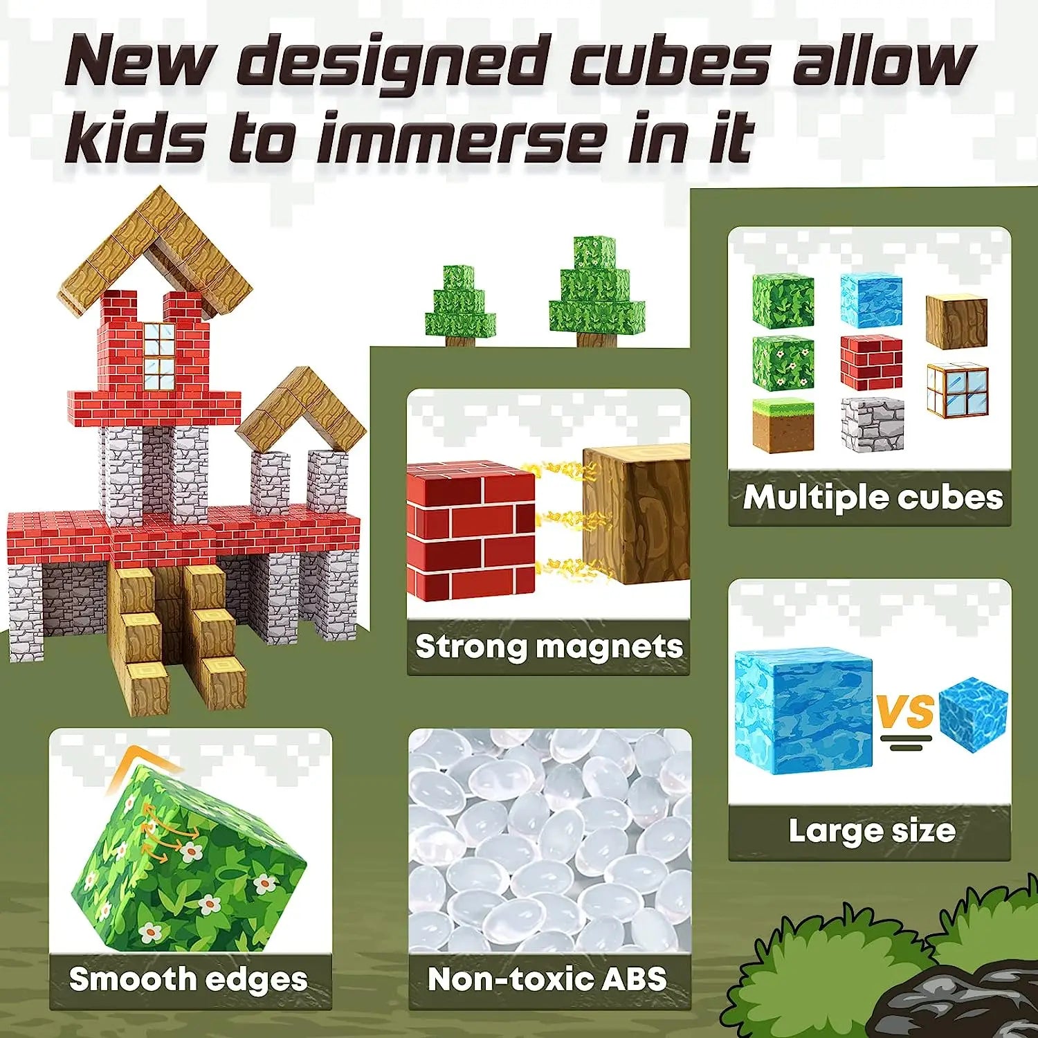 KTX-768403 Magnetic Building Tiles Set – 80 Pcs Educational Magnetic Blocks for Creative Play and Imagination