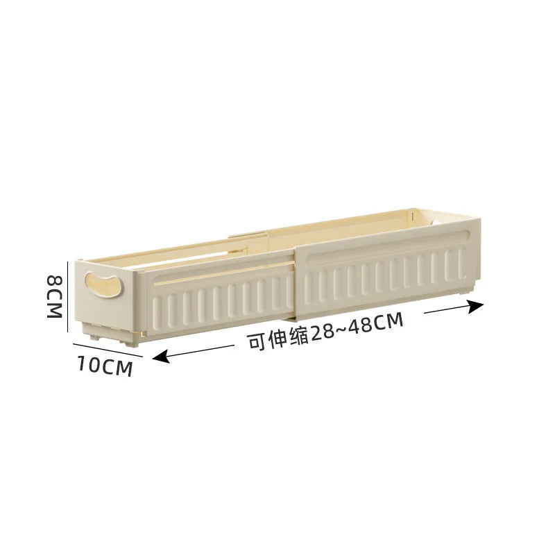 KTX-565651 Retractable Drawer-Style Storage Box for Snacks and Kitchen Organising