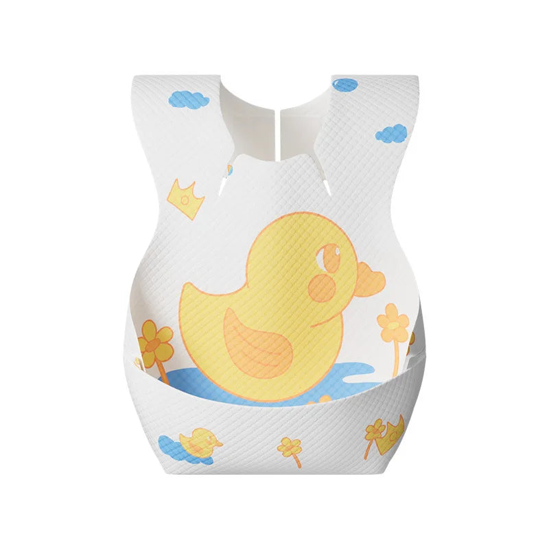 KTX-392403 Sleeveless Disposable Baby Bibs Waterproof Custom Hot Baby Dinner Baby Feeding Bib