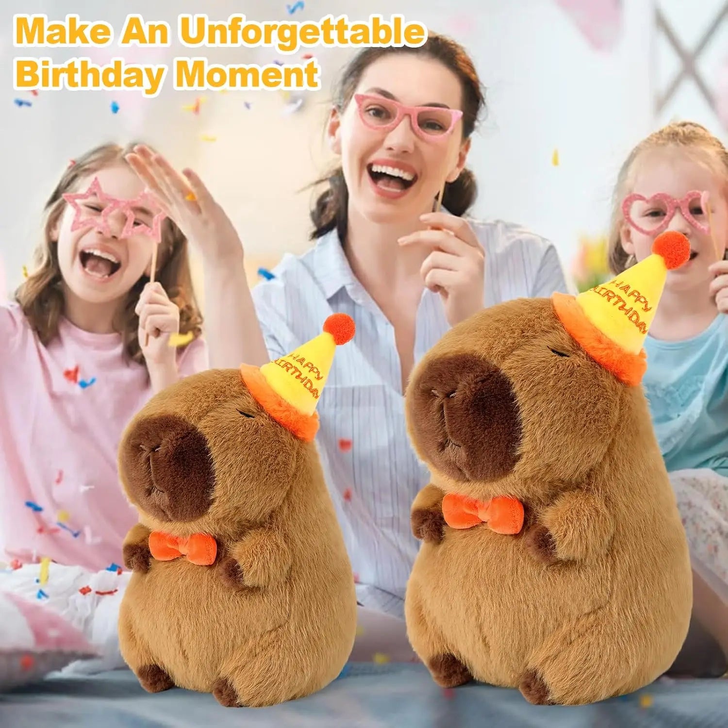 KTX-687379 Cute 13 Inch Capybara Plush Stuffed Animal Toy for Babies and Kids