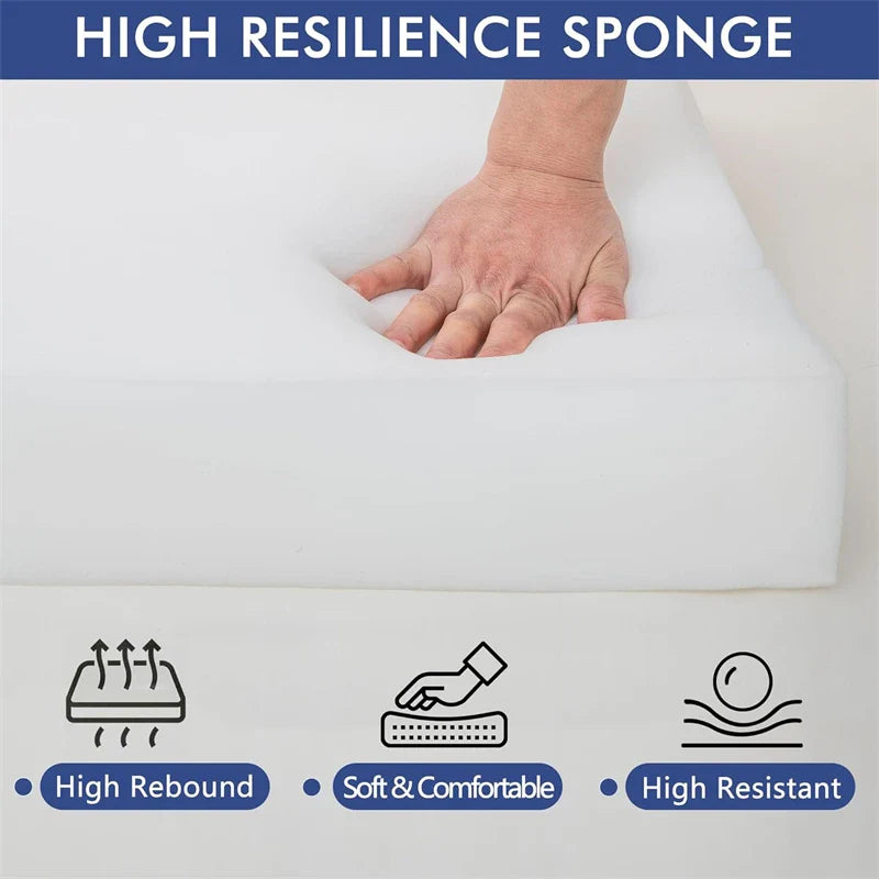 KTX-463507 Custom Waterproof Quick Dry High Resilience Foam Cushions for Outdoor Patio Chairs