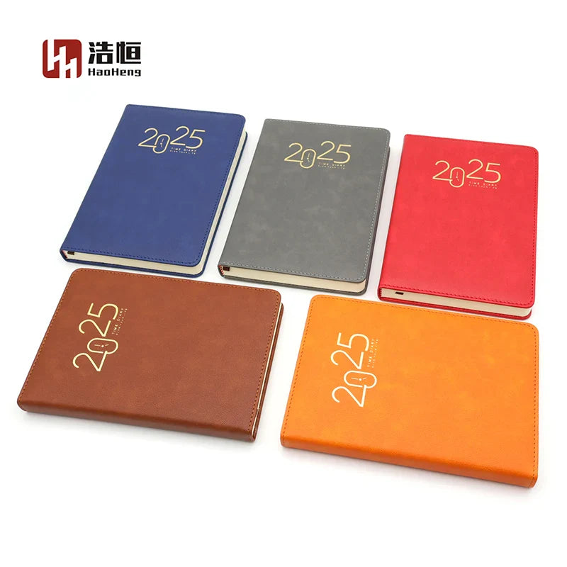 KTX-614611 A5 PU Leather Gratitude Journal with Calendar and Planner Features