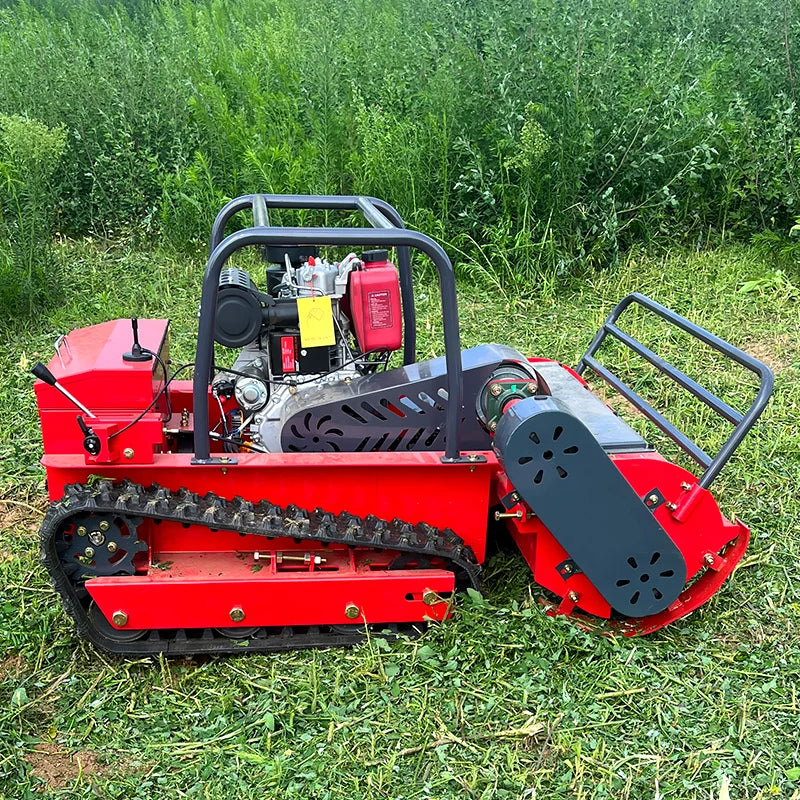 KTX-230675 Remote Control Mini Robotic Lawn Mower - Efficient Grass Cutter for All Terrain Usage