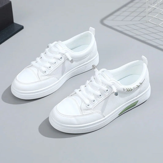 KTX-114451 K1012 New Mesh Women's Board Shoes Summer Thick Sole Versatile Sports Shoes Casual Student Running Shoes