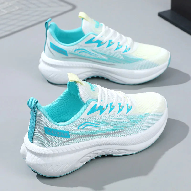 KTX-016147 K2503 New Mesh Breathable Casual Shoes Summer Versatile Lightweight Sports Shoes Student Durable Running Shoes