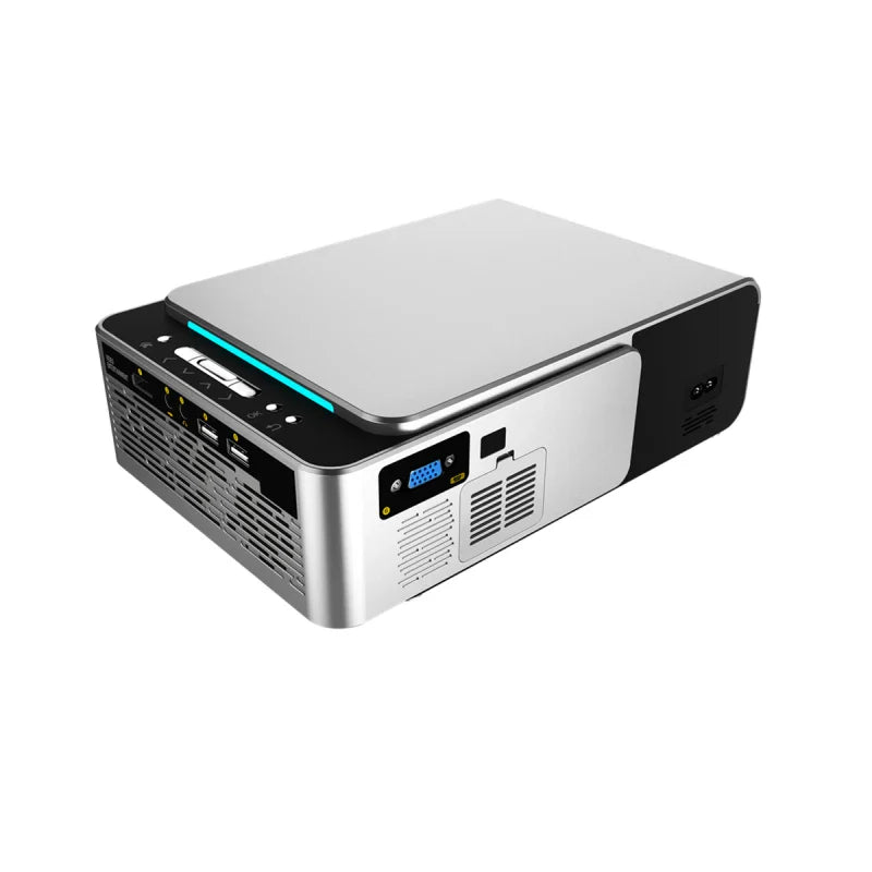 KTX-072595 720P LED Video Projector with 4K and Full HD 1080P Support for Home Cinema Experience