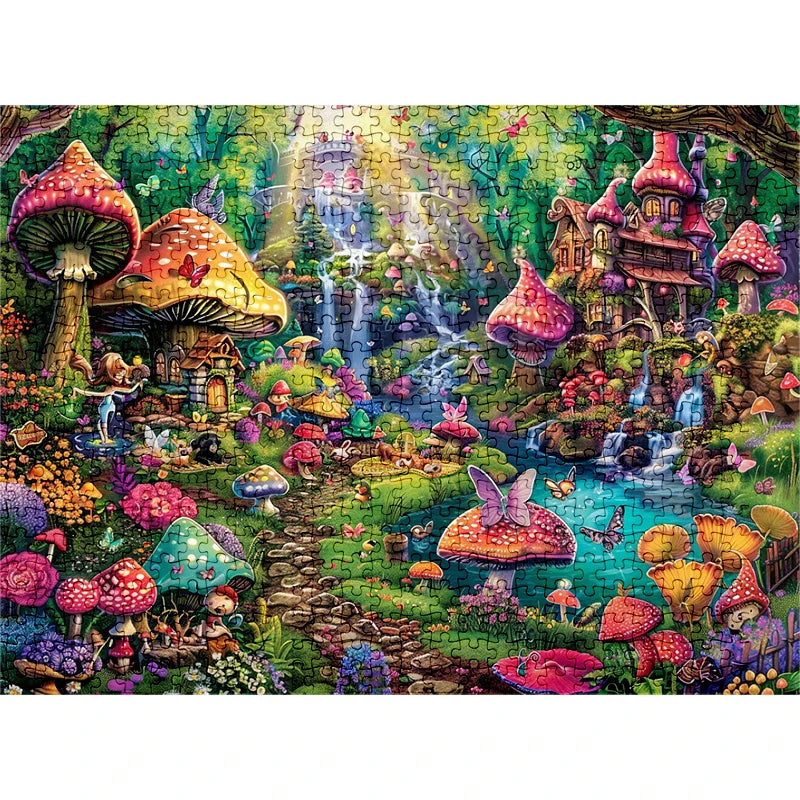 KTX-119955 Custom Irregular Shape Jigsaw Puzzle - 500/1000 Pieces Special Space Universe Design