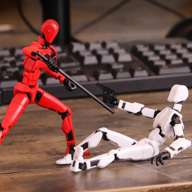 KTX-453075 Customisable Multi-Joint Articulated Action Figure - 3D Printed Desktop Toy for Kids and Collectors