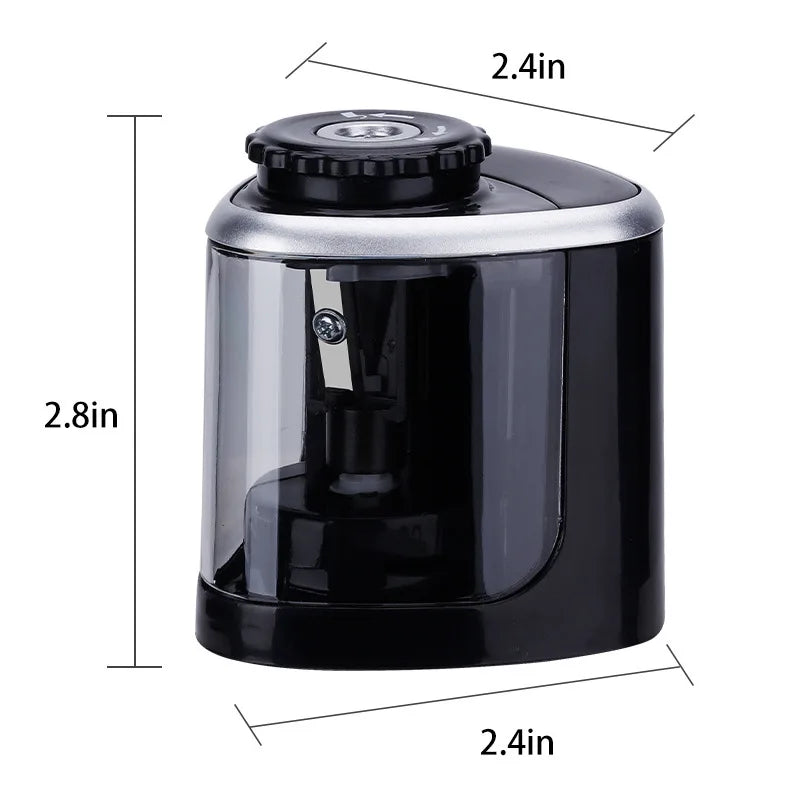 KTX-362835 Electric Automatic Pencil Sharpener with Helical Steel Blades for Artists and Students