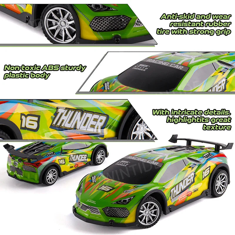 KTX-558675 High-Speed 4WD RC Drift Truck with Colorful PVC Shell - Remote Control Racing Electric Car for All Ages