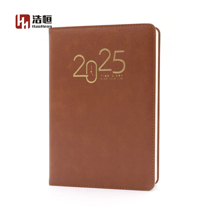 KTX-614611 A5 PU Leather Gratitude Journal with Calendar and Planner Features