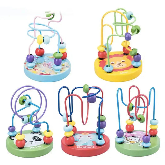 KTX-345875 Colorful Montessori Wooden Blocks Educational Toy for Children and Toddlers