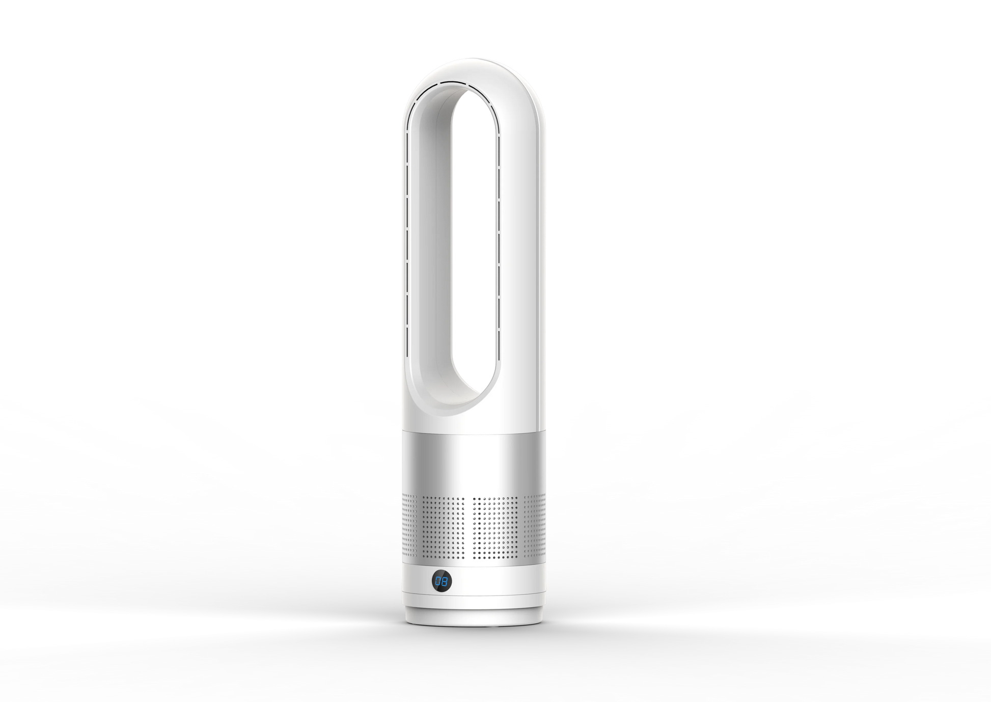 KTX-147859 Bladeless Tower Fan with Remote Control, Low Noise and 8 Speeds for Quiet Cooling