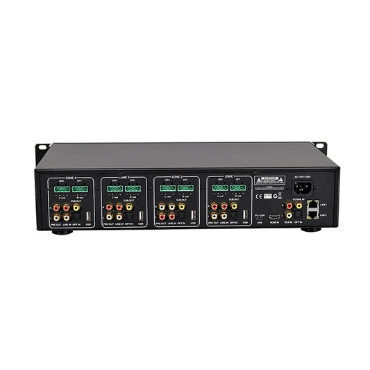 KTX-957331 4 Zone PA Matrix Audio Mixer Amplifier for Public Address Systems