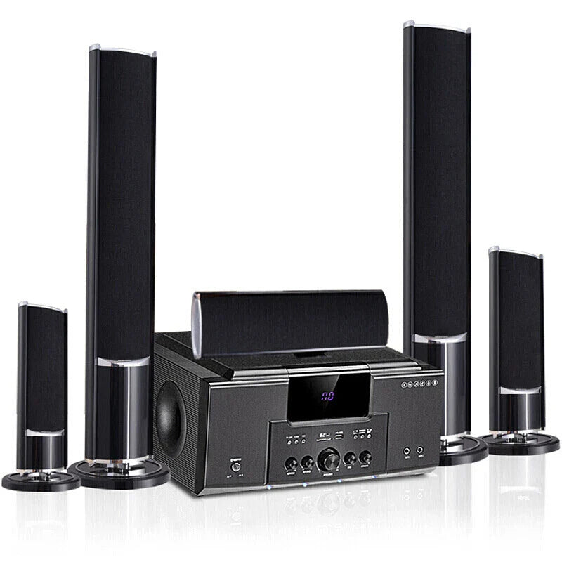 KTX-156883 5.1 Channel Home Theatre Speaker System with Powerful Subwoofer and Remote Control