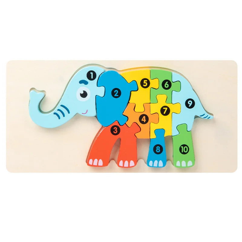 KTX-891731 Montessori Educational Wooden 3D Puzzle Game for Kids – Eco-Friendly and Non-Toxic Jigsaw Learning Toy