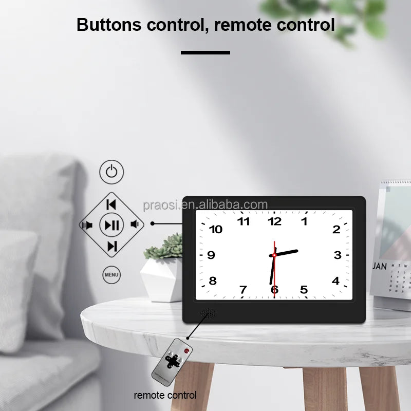 KTX-180883 Large Display Digital Calendar Clock for Memory Loss and Dementia Care