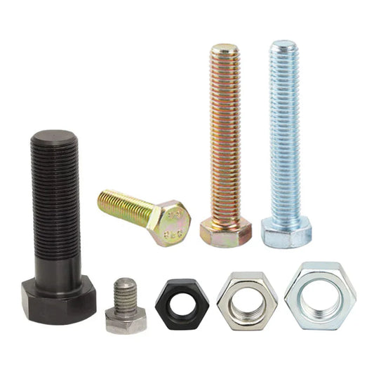 KTX-787411 Hex Bolts and Nuts for Industrial Applications, Durable Fasteners for Assembly